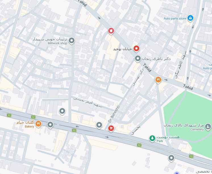 لوکیشن زنجان باتری